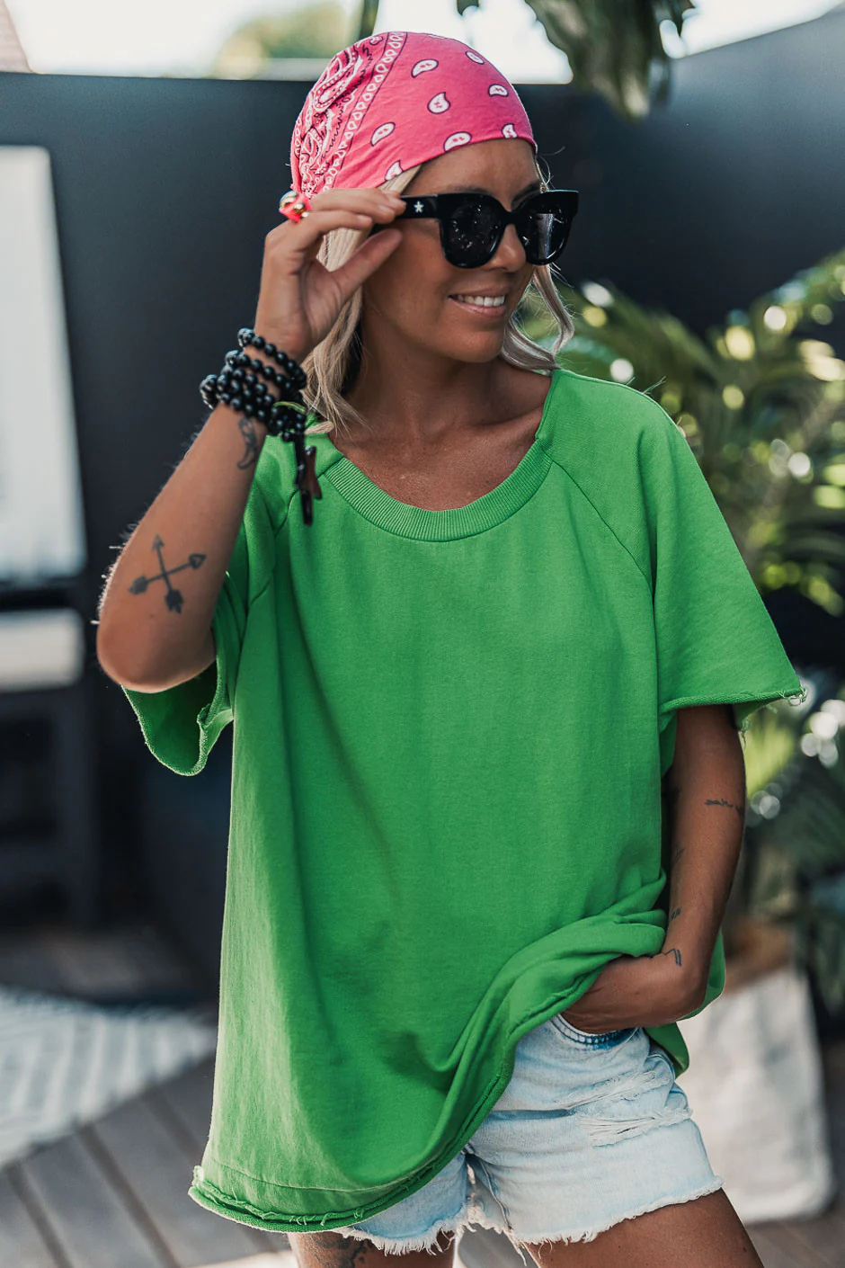 BANDANA GRUNGEMAMA JONES FUSCHia