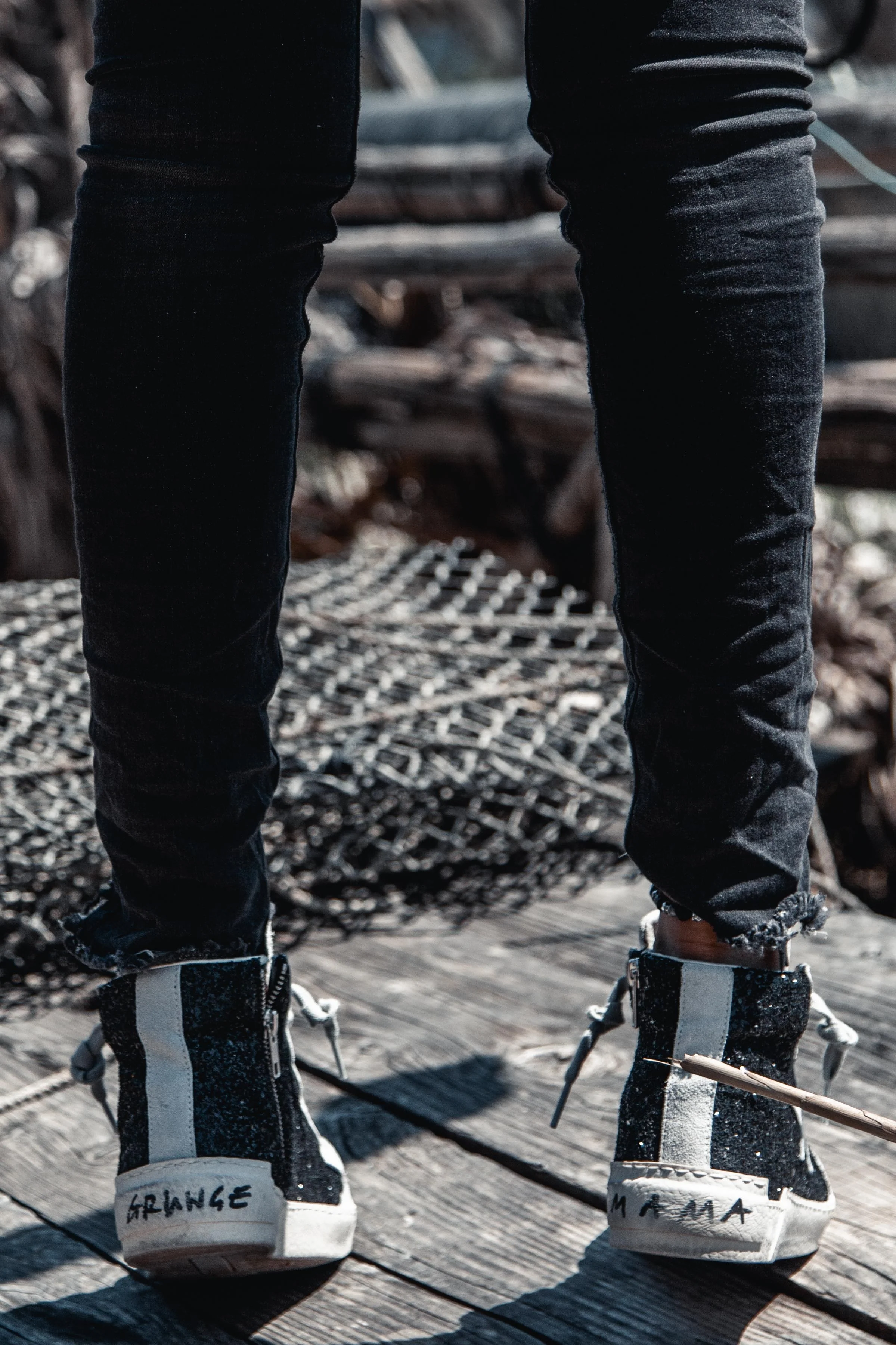 Sneakers Grungemama Allglitternoir - Image 2