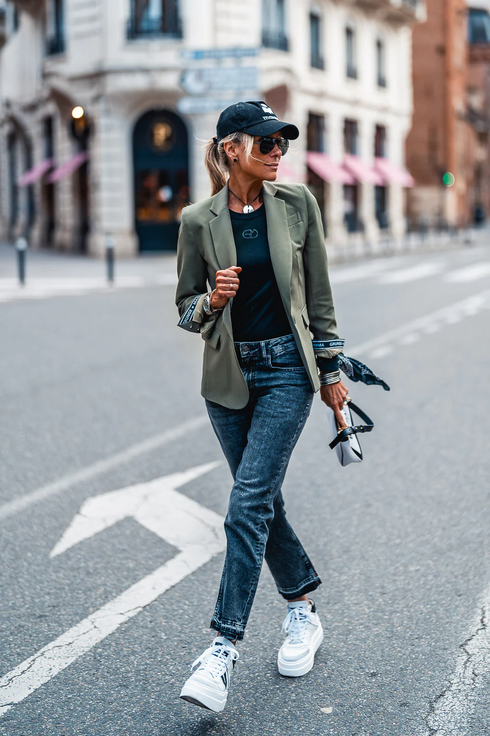BLAZER GRUNGEMAMA AMA KAKI - Image 4