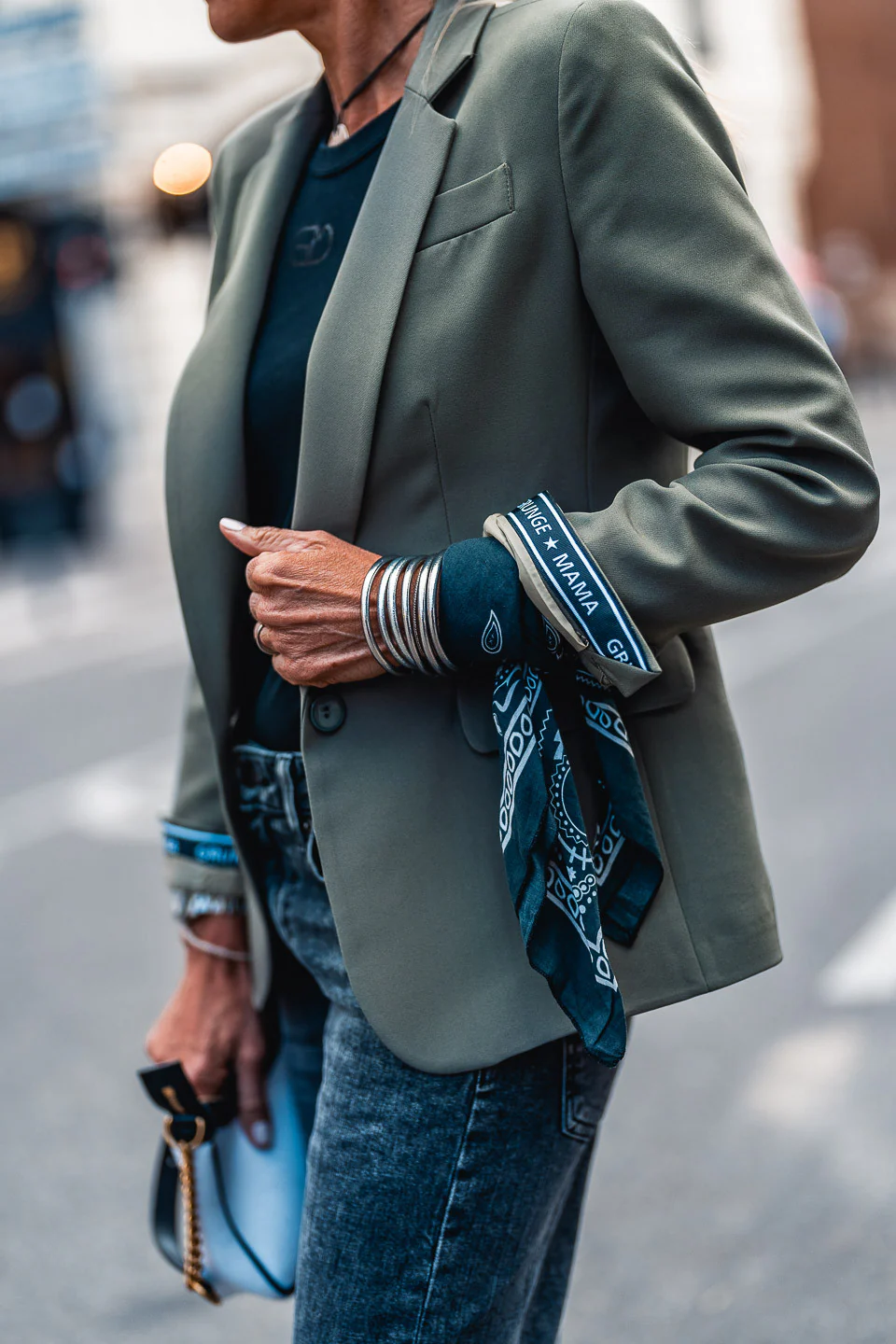 BLAZER GRUNGEMAMA AMA KAKI - Image 7