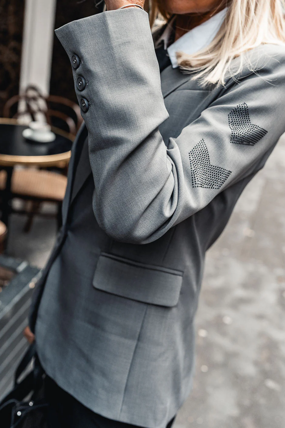BLAZER NEW GLAM GRIS - Image 8