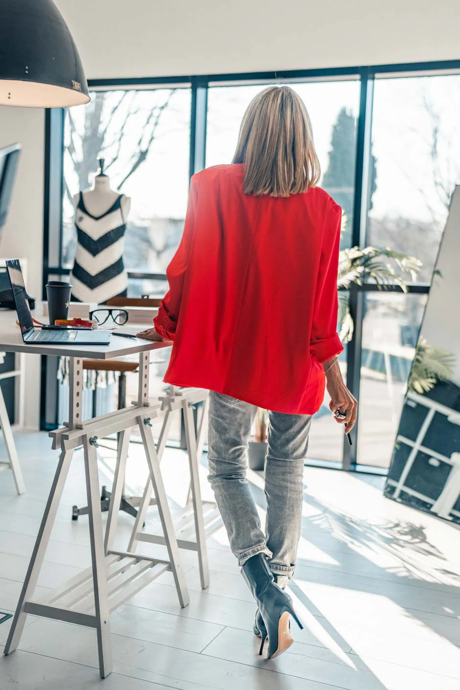 Blazer Grungemama Romy rouge - Image 6