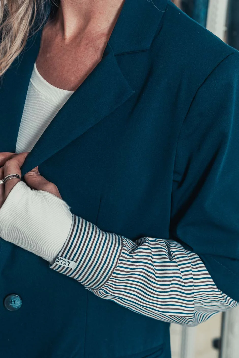 Blazer Grungemama Stripy marine - Image 6