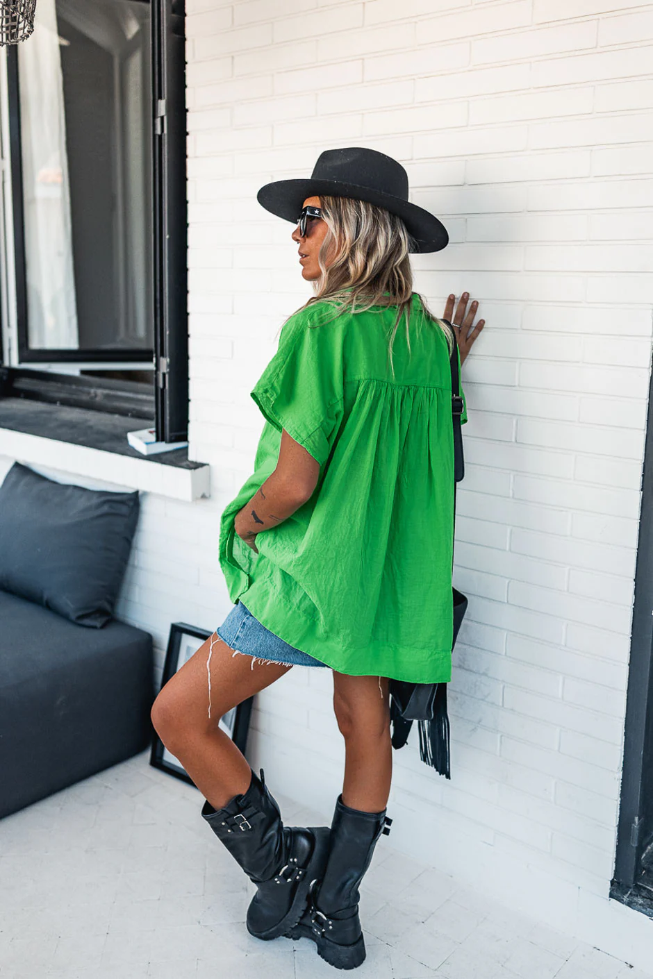 Blouse Banditas Izia vert - Image 3
