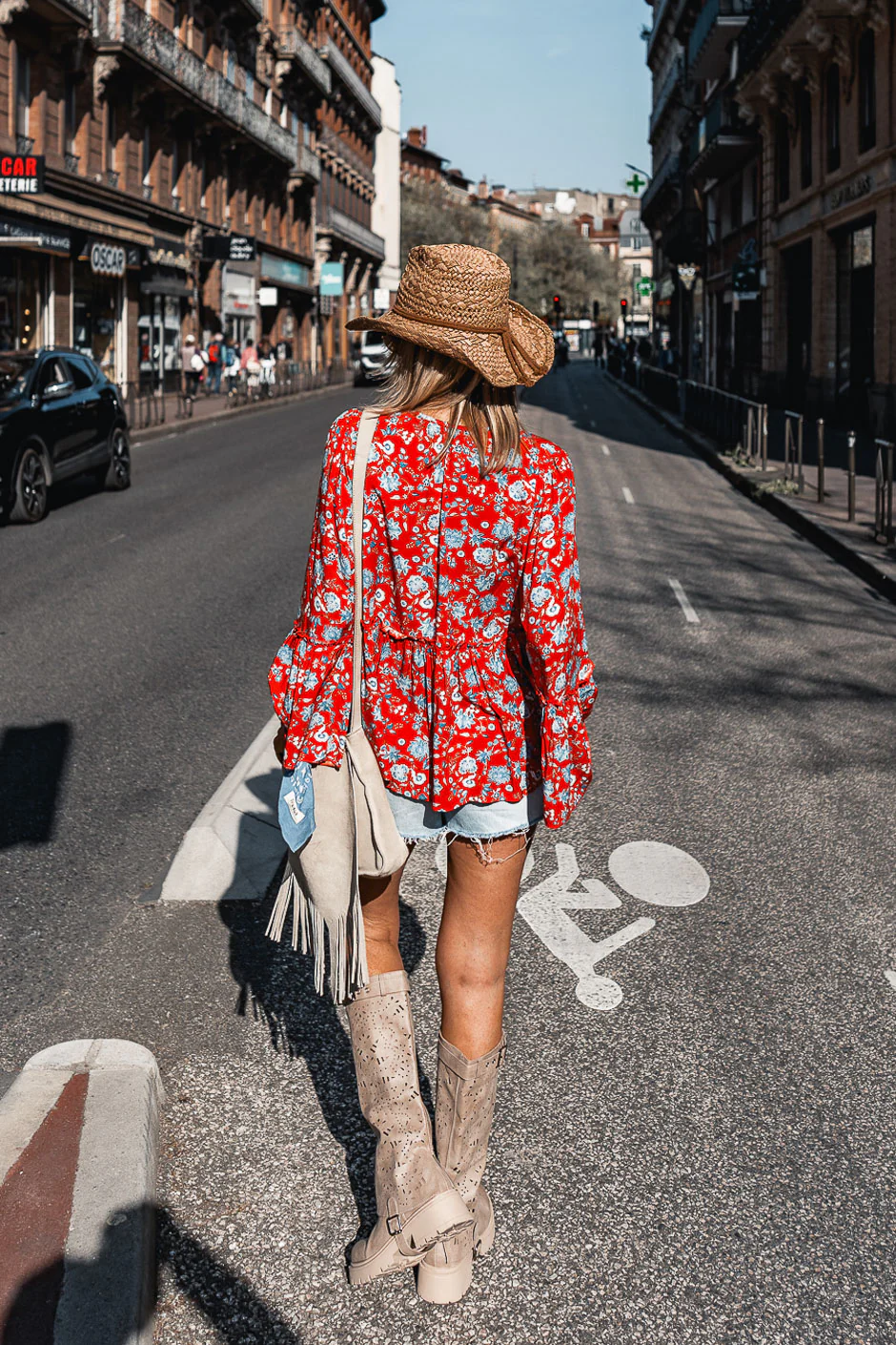 BLOUSE BLOOMIE FLOWER ROUGE - Image 2