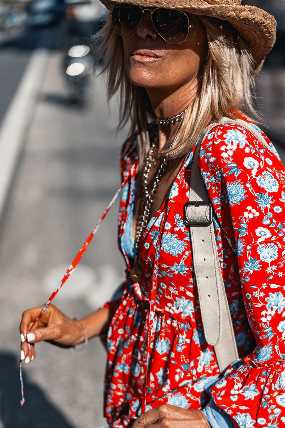 BLOUSE BLOOMIE FLOWER ROUGE - Image 3