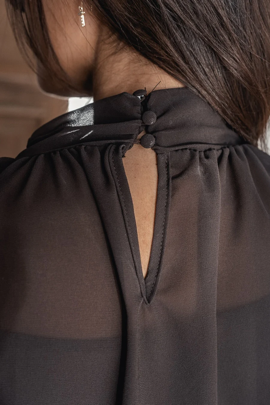 Blouse Carly brown - Image 4