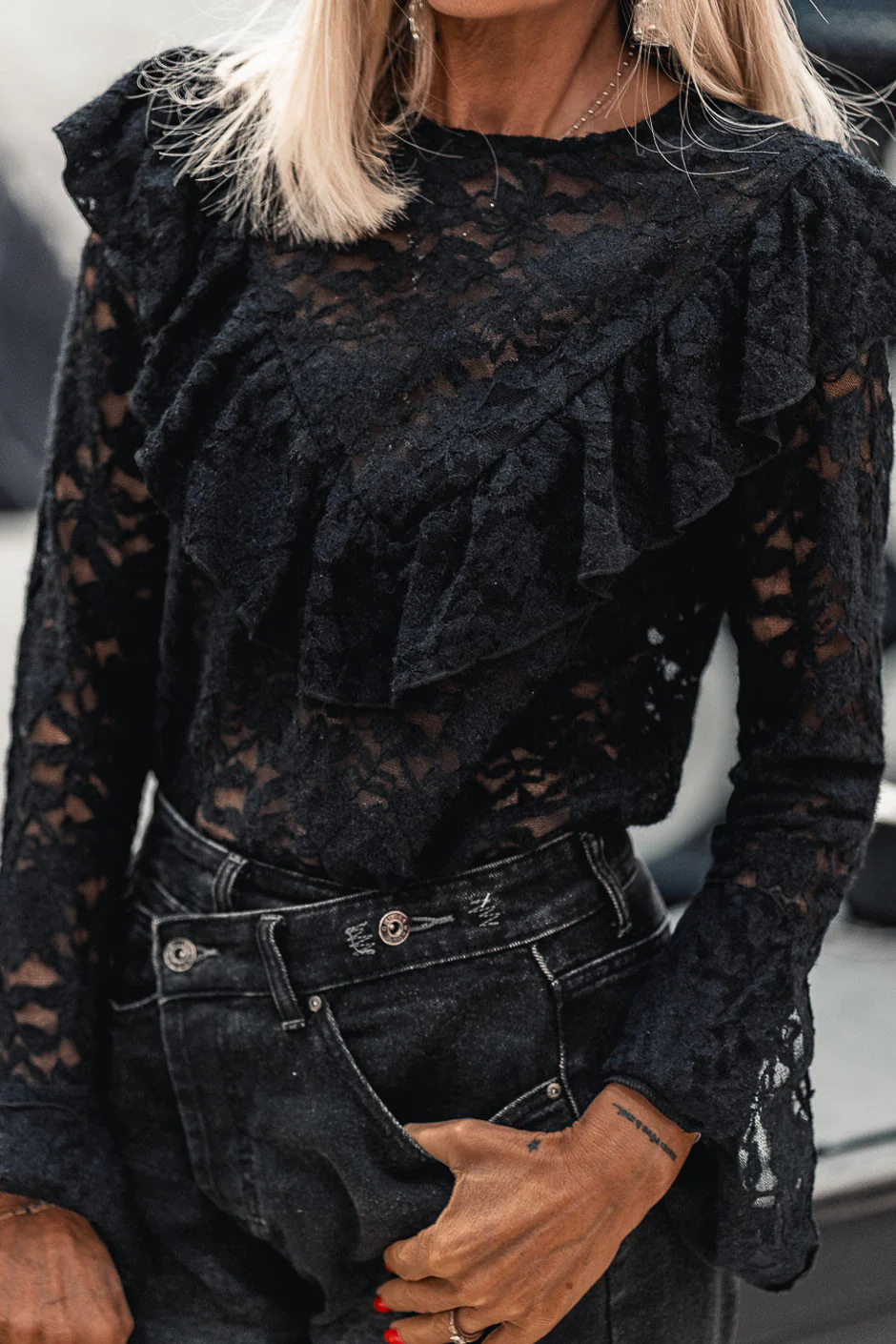 Blouse Ellah noir - Image 4