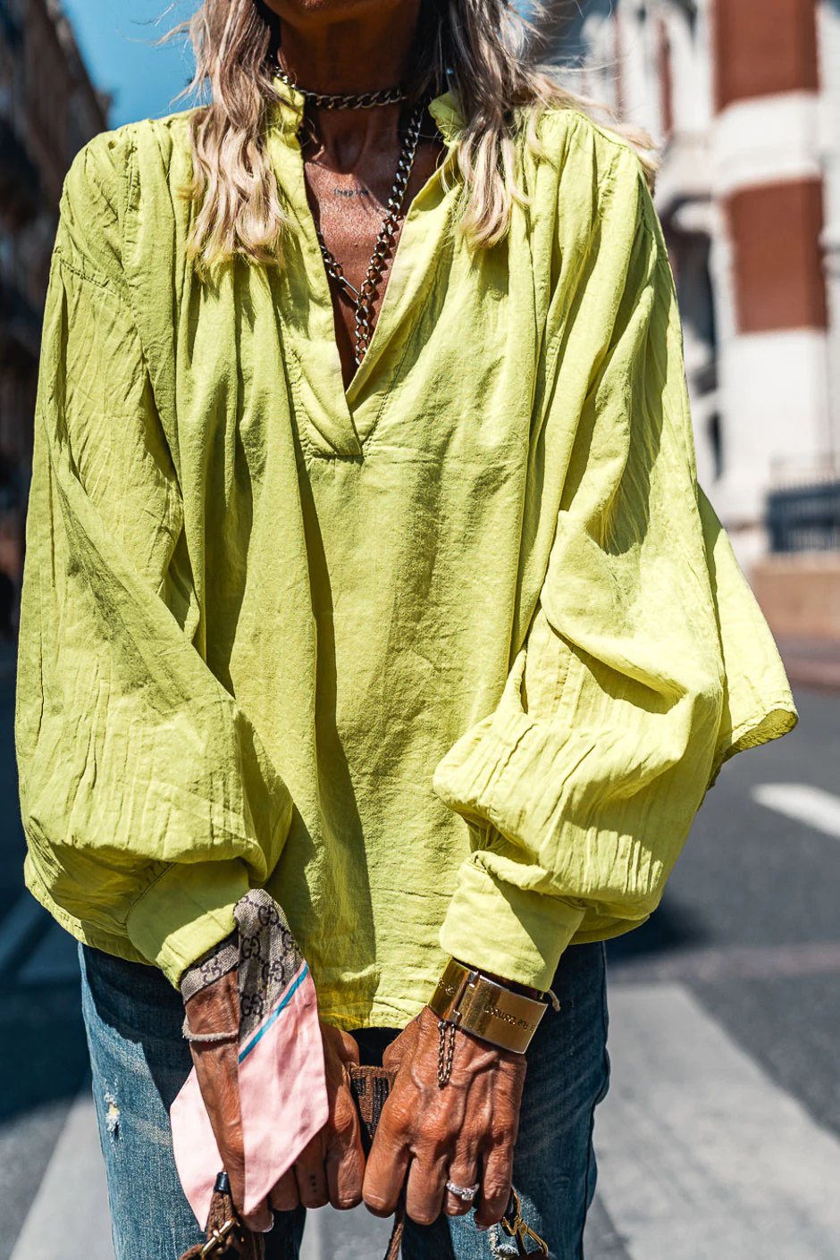 Blouse Grungemama Ladd anis - Image 5