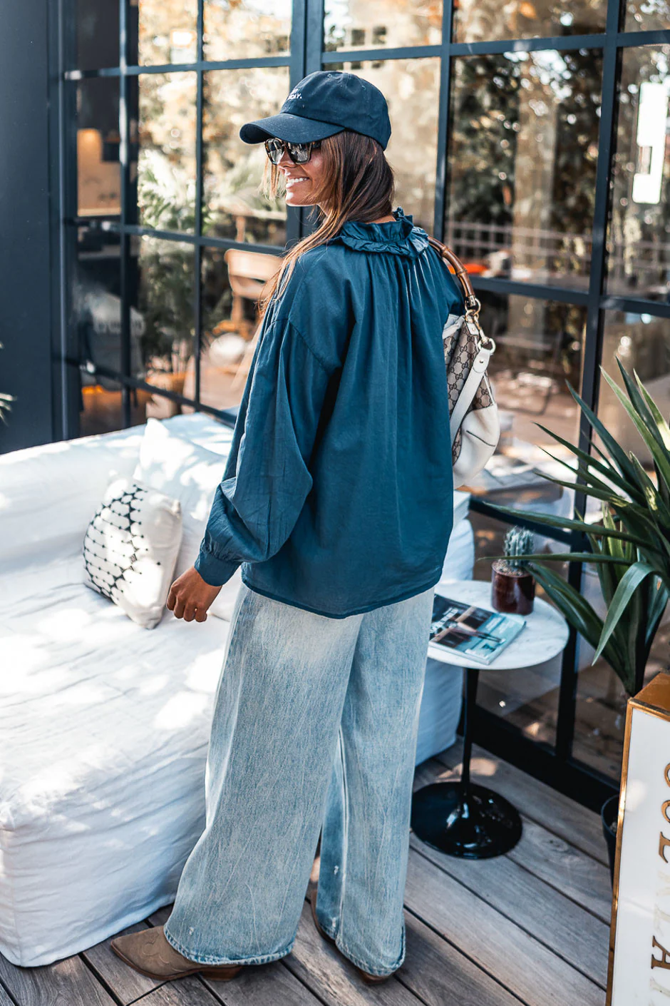 Blouse Grungemama Louny marine - Image 4