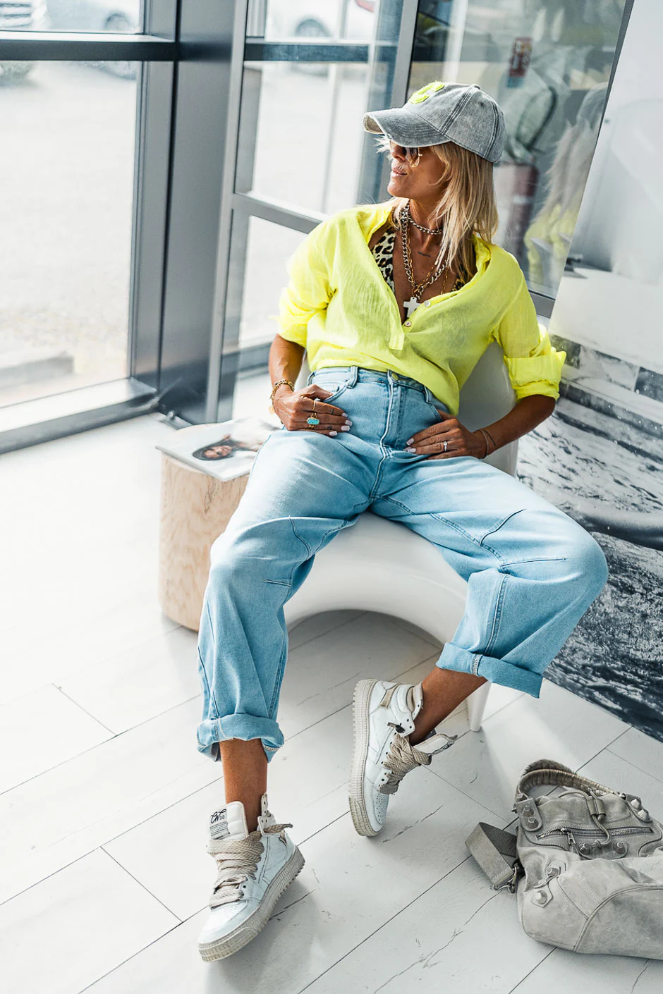 BLOUSE KOVAN FLUO JAUNE FLUO - Image 7