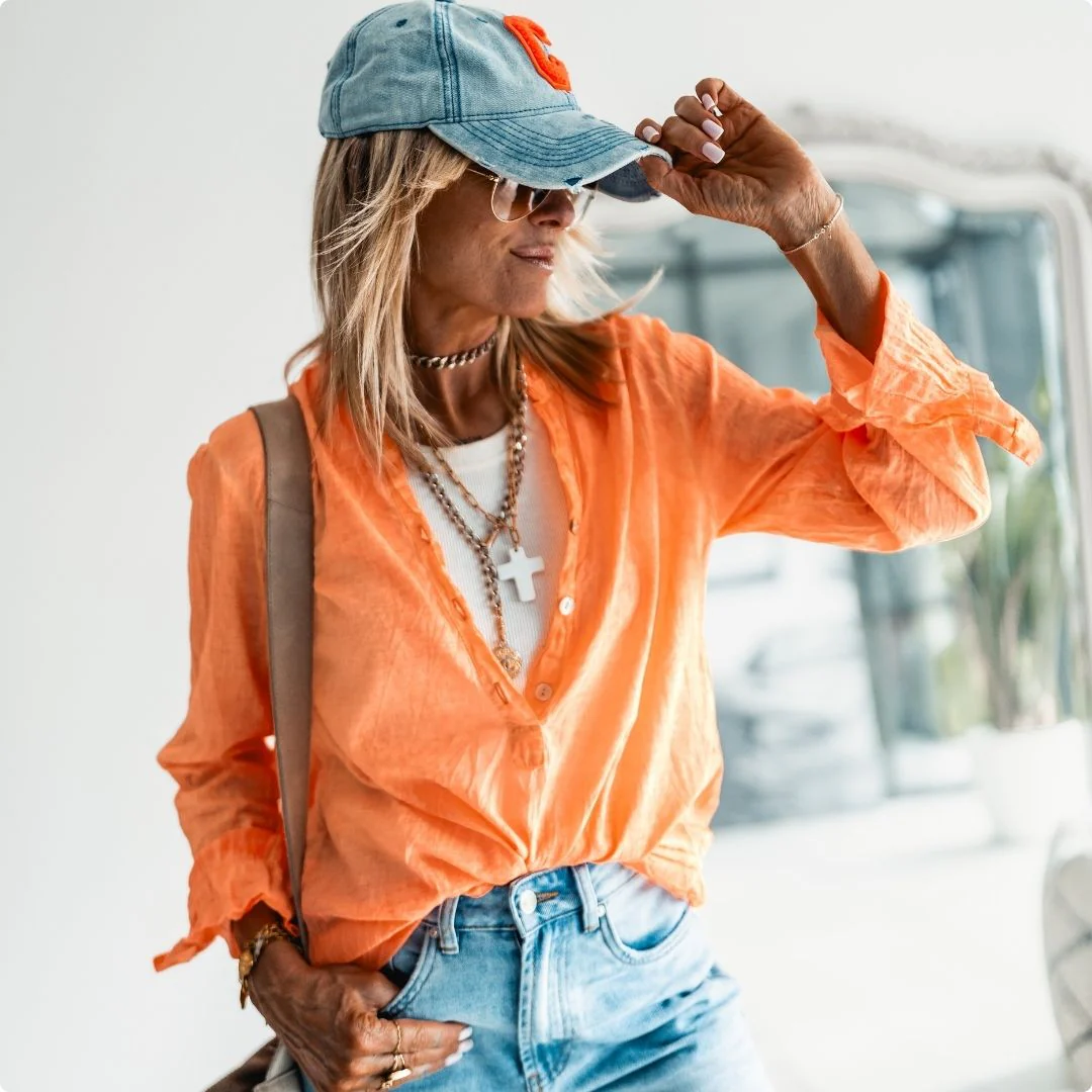 BLOUSE KOVAN FLUO ORANGE