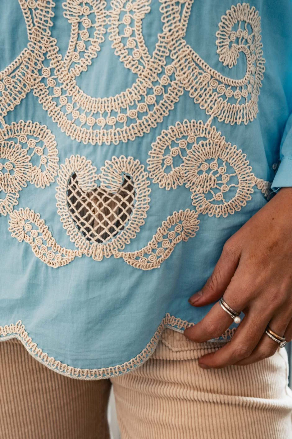 Blouse Leila bleu - Image 3