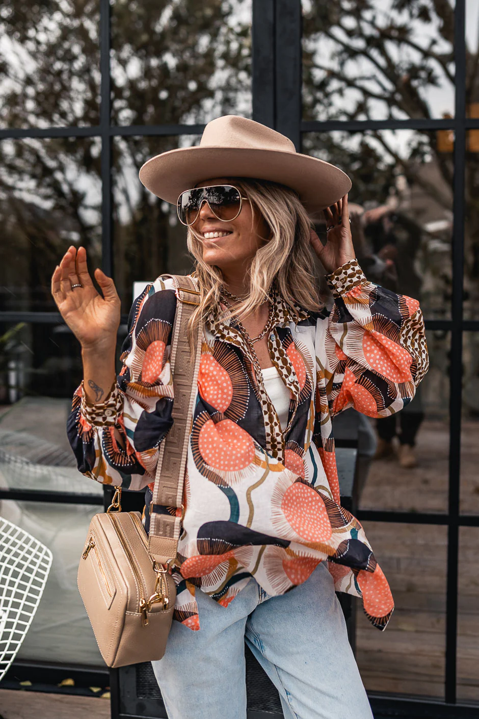BLOUSE LYRA IMPRIME
