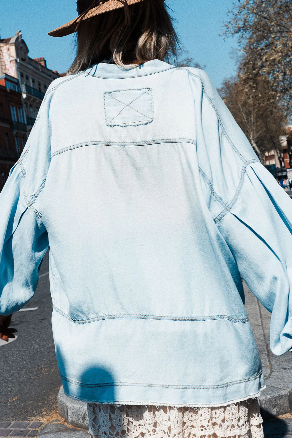 BLOUSE MARIS BLEU BLEACH - Image 2
