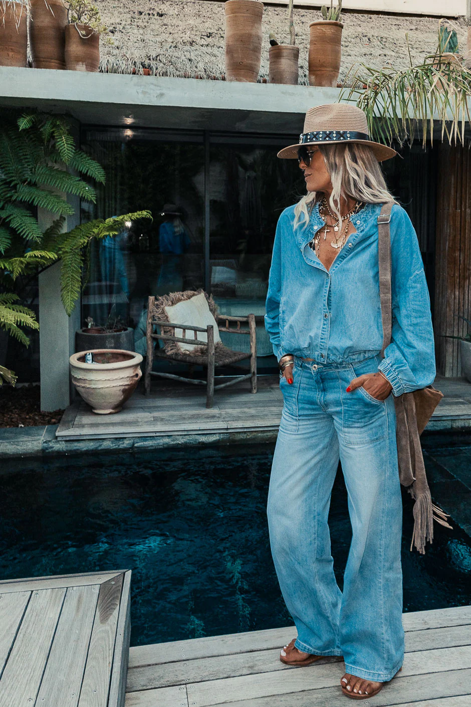 BLOUSON AROM BLEU - Image 3