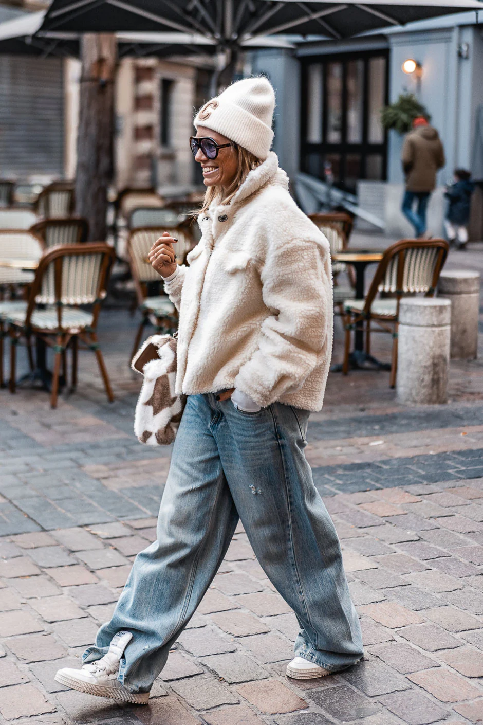 Blouson Banditas Lennox ecru - Image 5