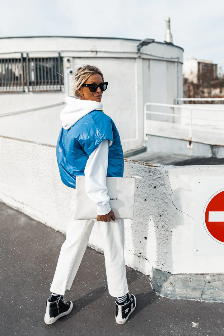 BLOUSON BIRD BLEU - Image 3