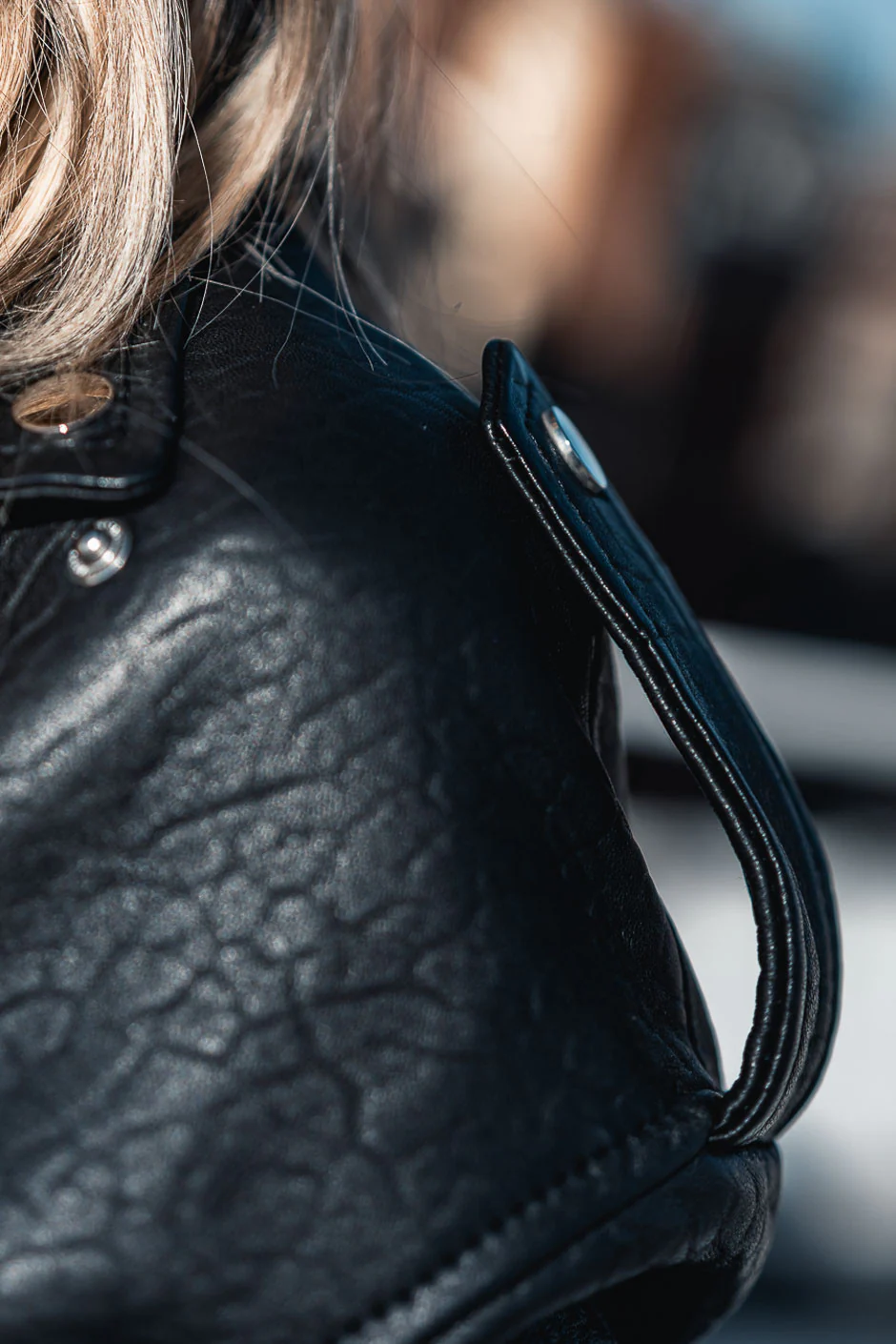 BLOUSON CUIR SERGIO NOIR - Image 9