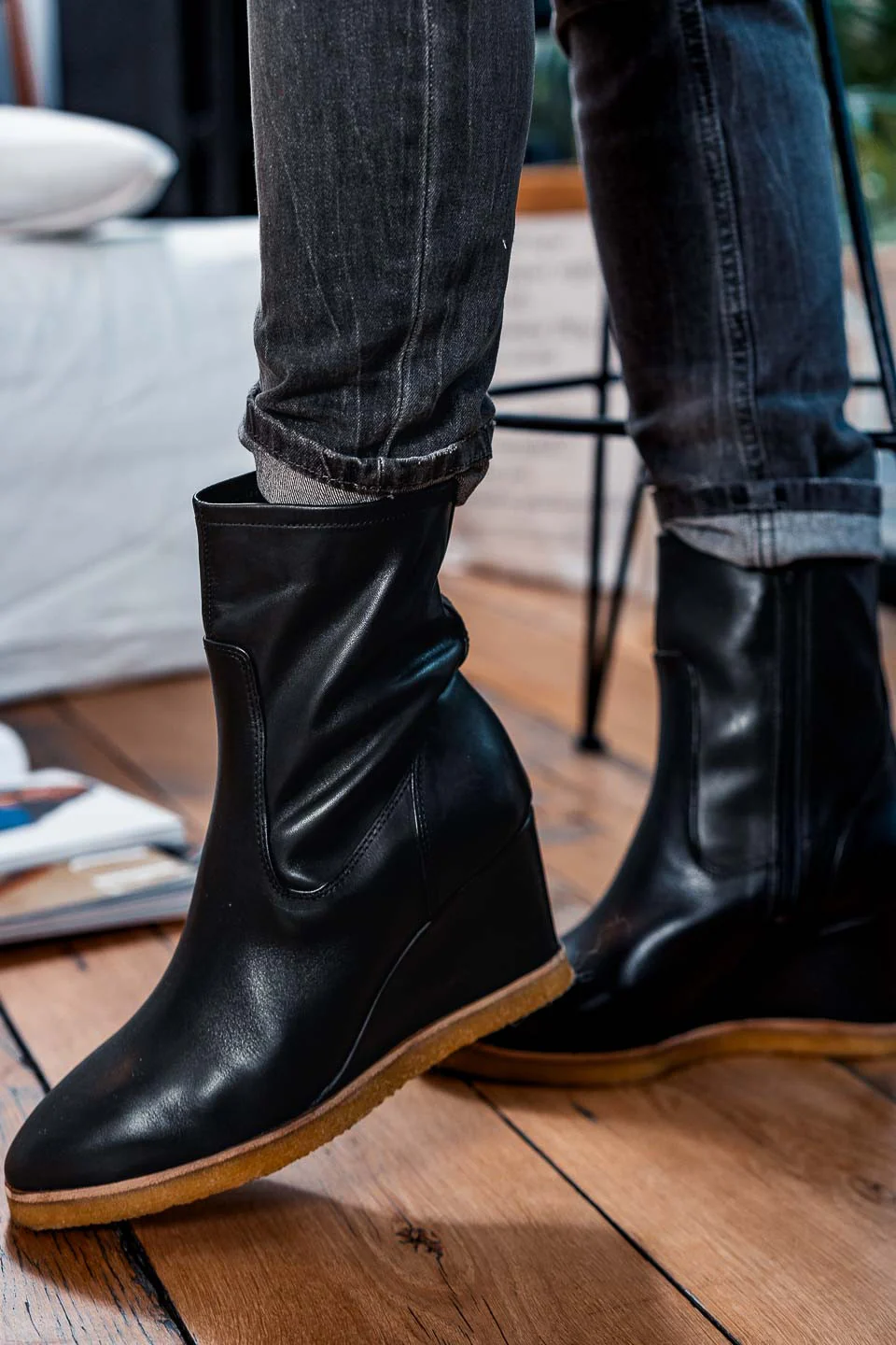 BOOTS GRUNGEMAMA KYSIA NOIR - Image 2