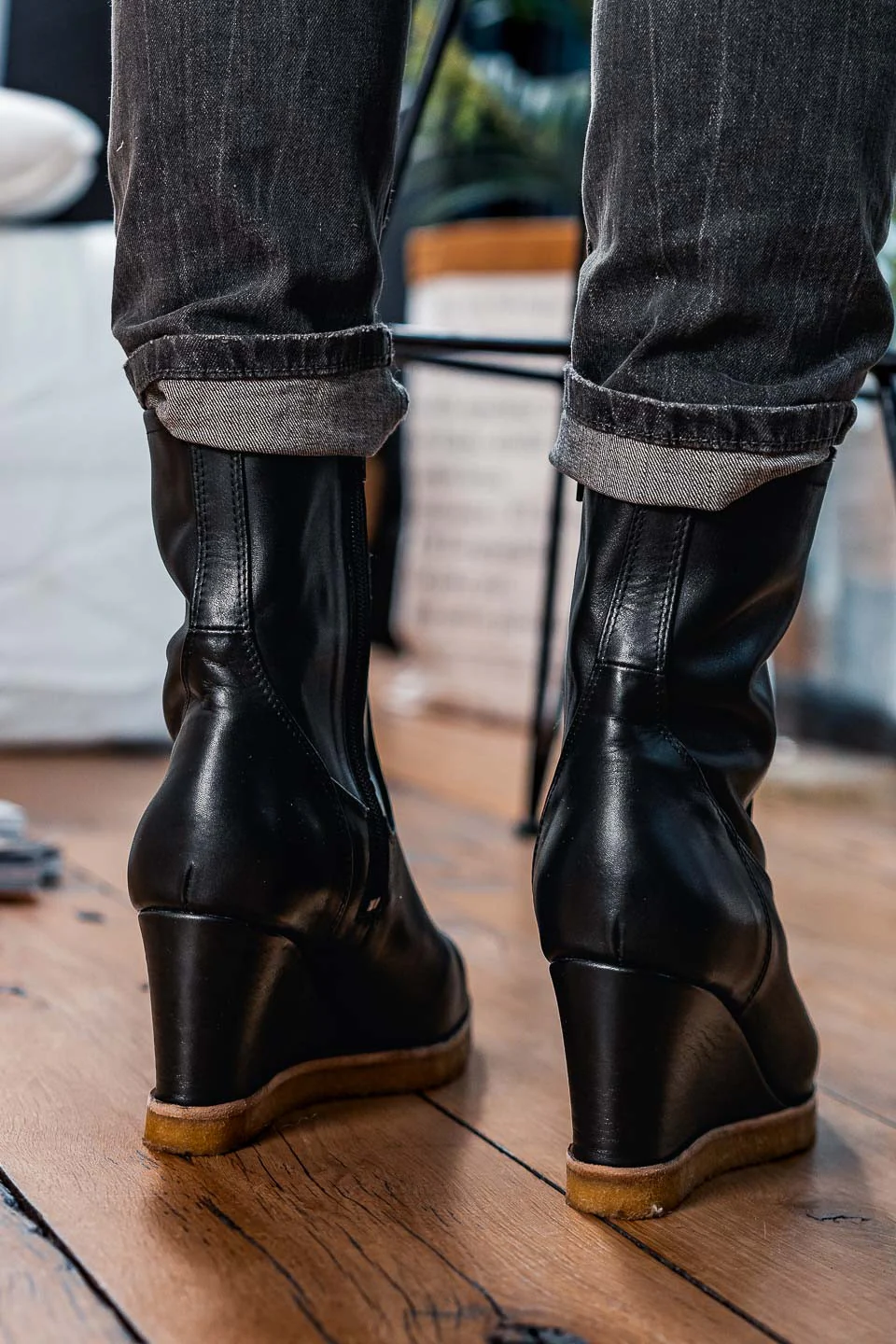 BOOTS GRUNGEMAMA KYSIA NOIR - Image 3
