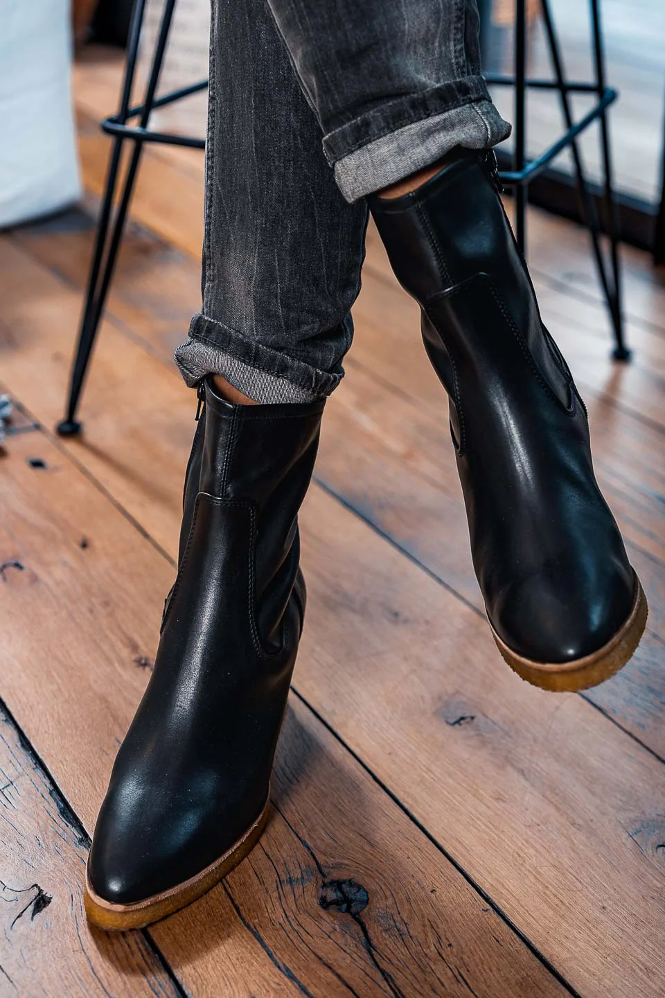 BOOTS GRUNGEMAMA KYSIA NOIR - Image 4