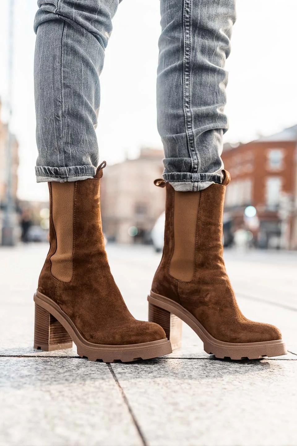Boots grungemama Rosia camel - Image 3
