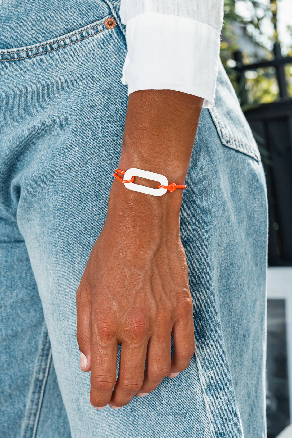 BRACELET OCEANE ORANGE FLUO