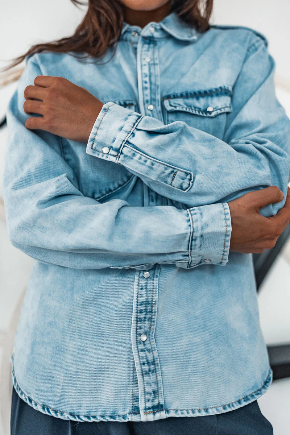 CHEMISE AGATHEE BLEU - Image 4