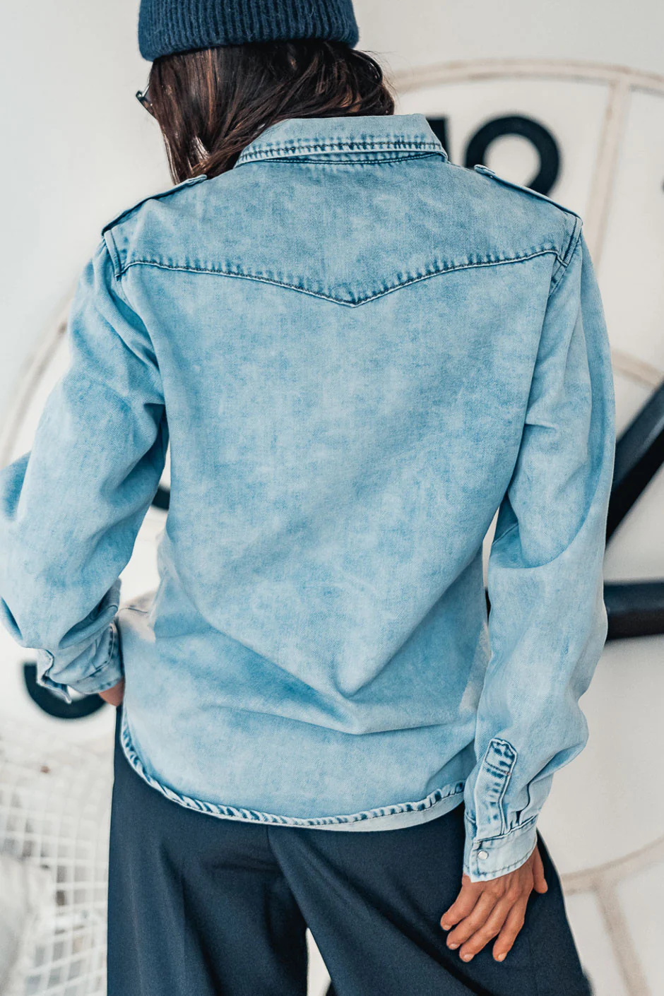 CHEMISE AGATHEE BLEU - Image 6