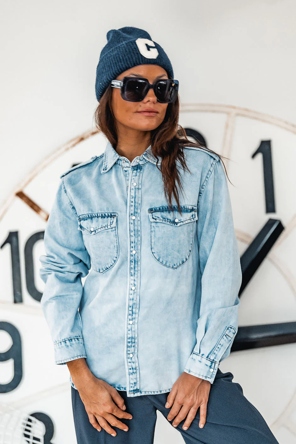 CHEMISE AGATHEE BLEU - Image 7