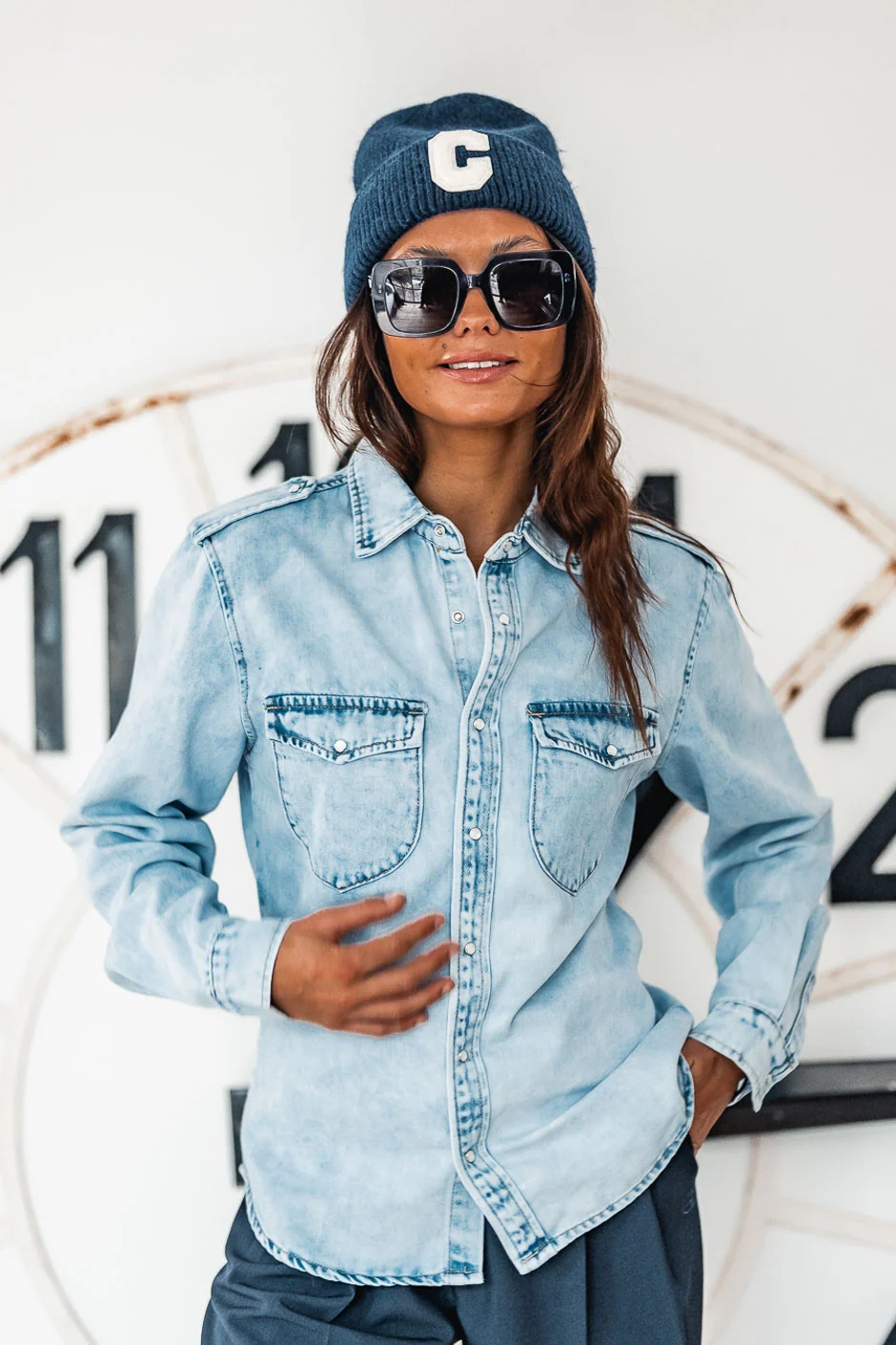 CHEMISE AGATHEE BLEU - Image 8