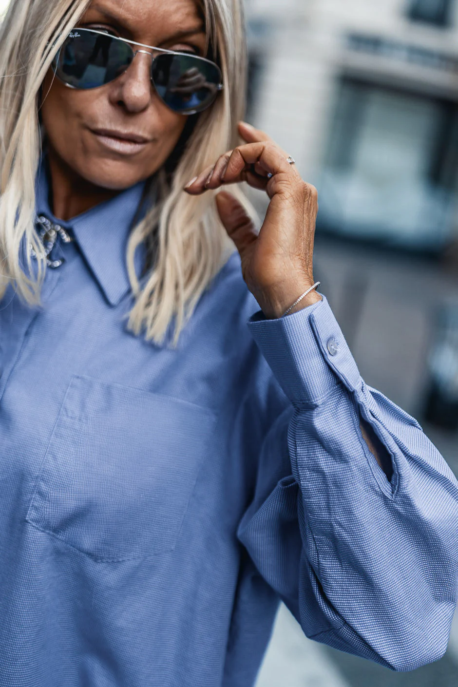 CHEMISE ESME BLEU - Image 5