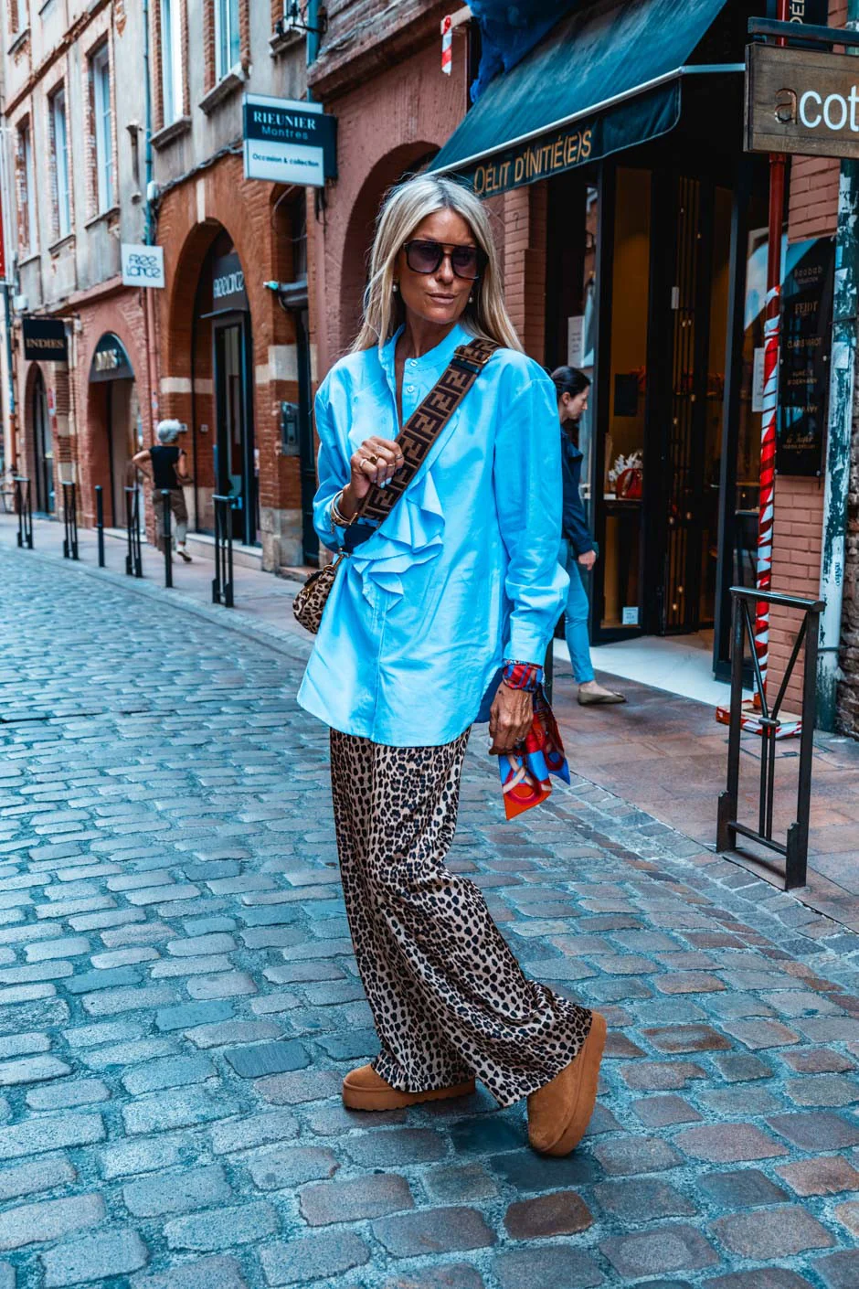 Chemise Banditas Well bleu - Image 8