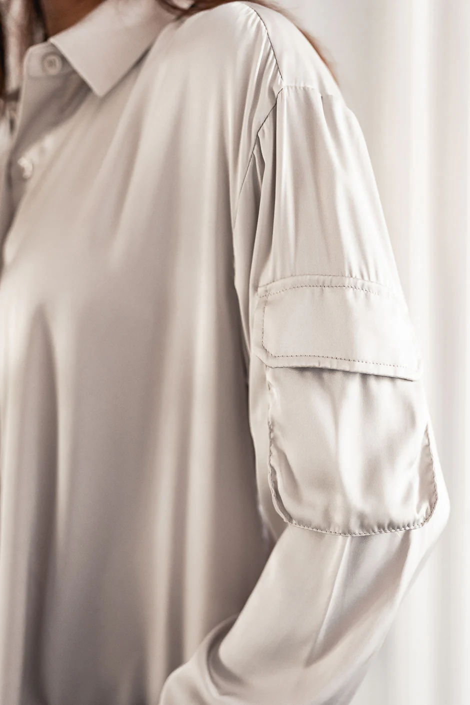 CHEMISE ENEDI GRISE - Image 5