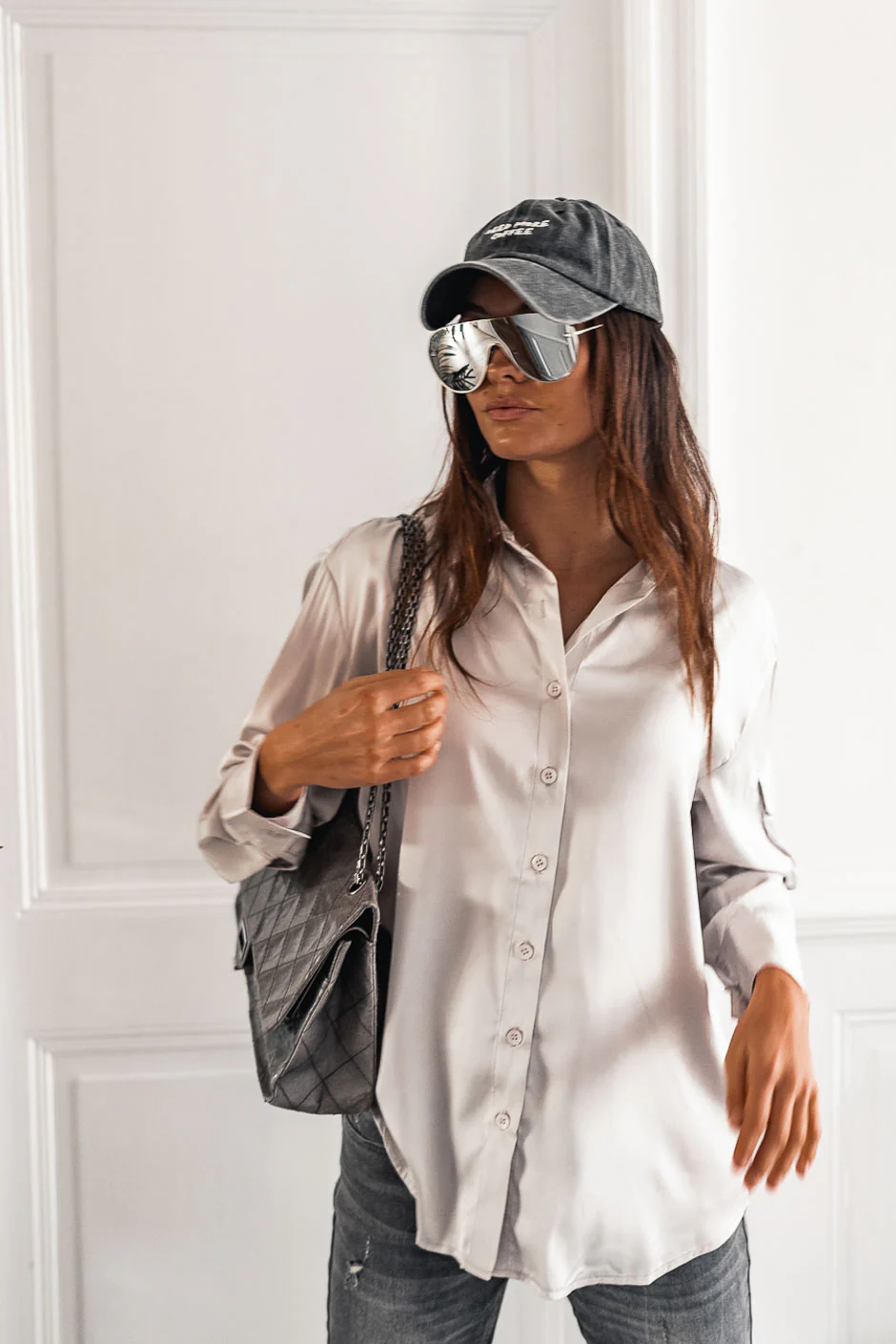 CHEMISE ENEDI GRISE - Image 7