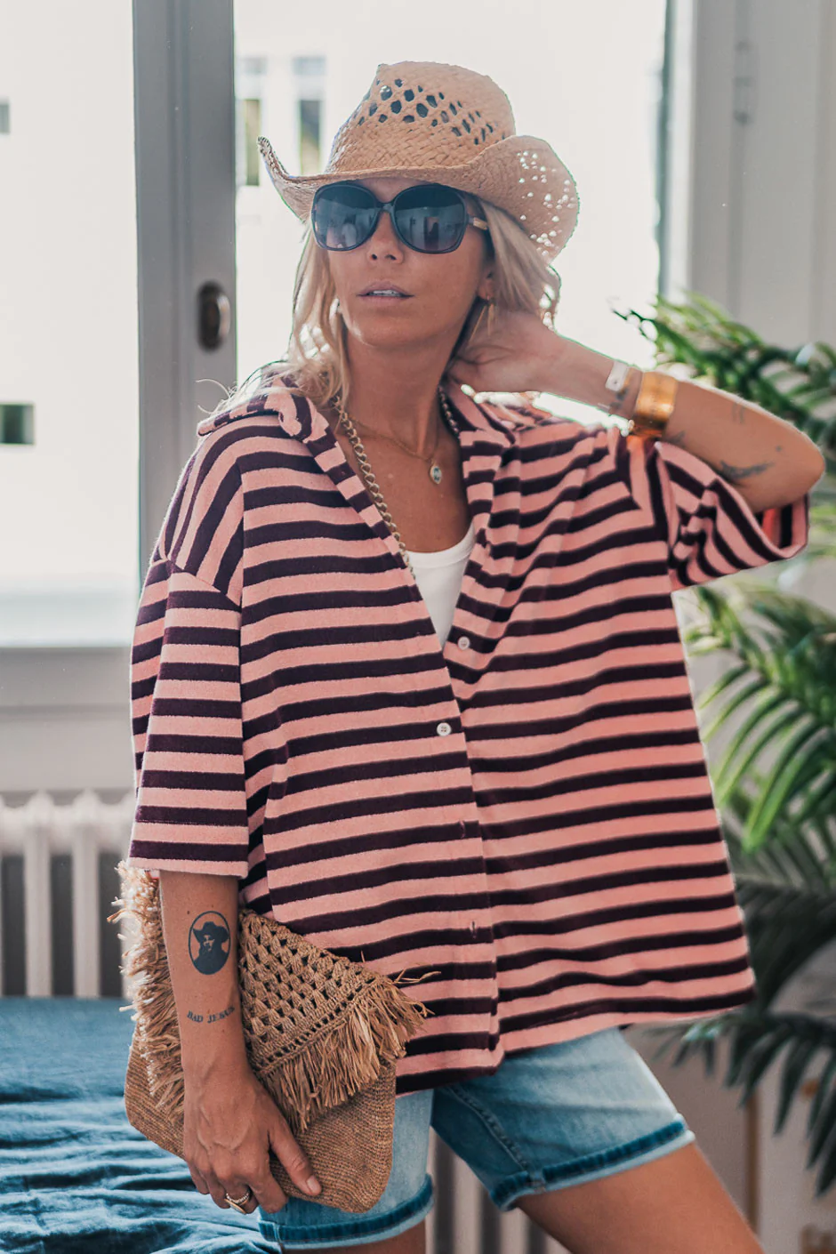 Chemise Grungemama Boston rose - Image 4
