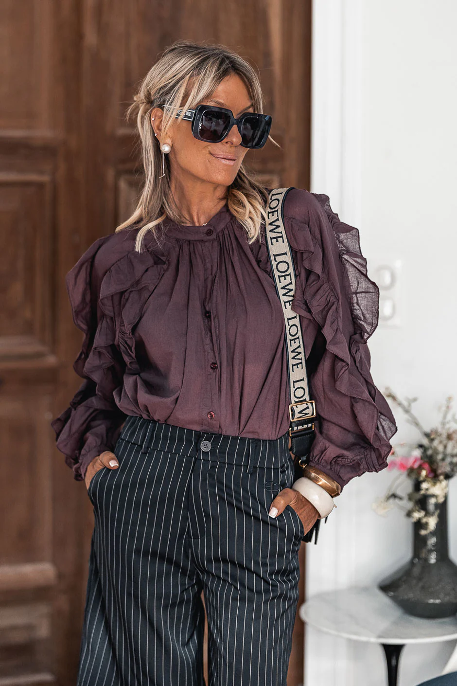 CHEMISE LYNNE BORDEAUX - Image 5