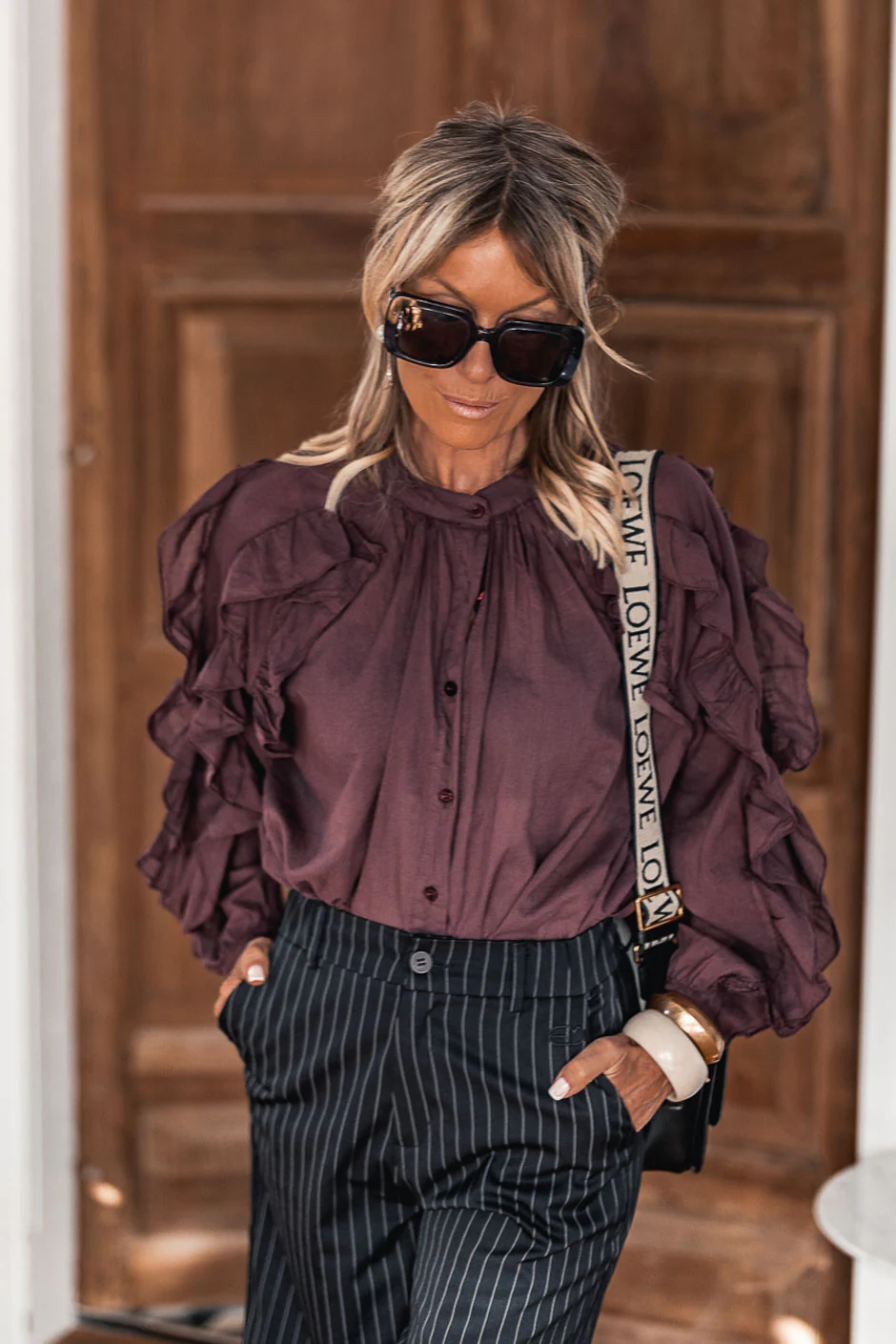 CHEMISE LYNNE BORDEAUX - Image 8