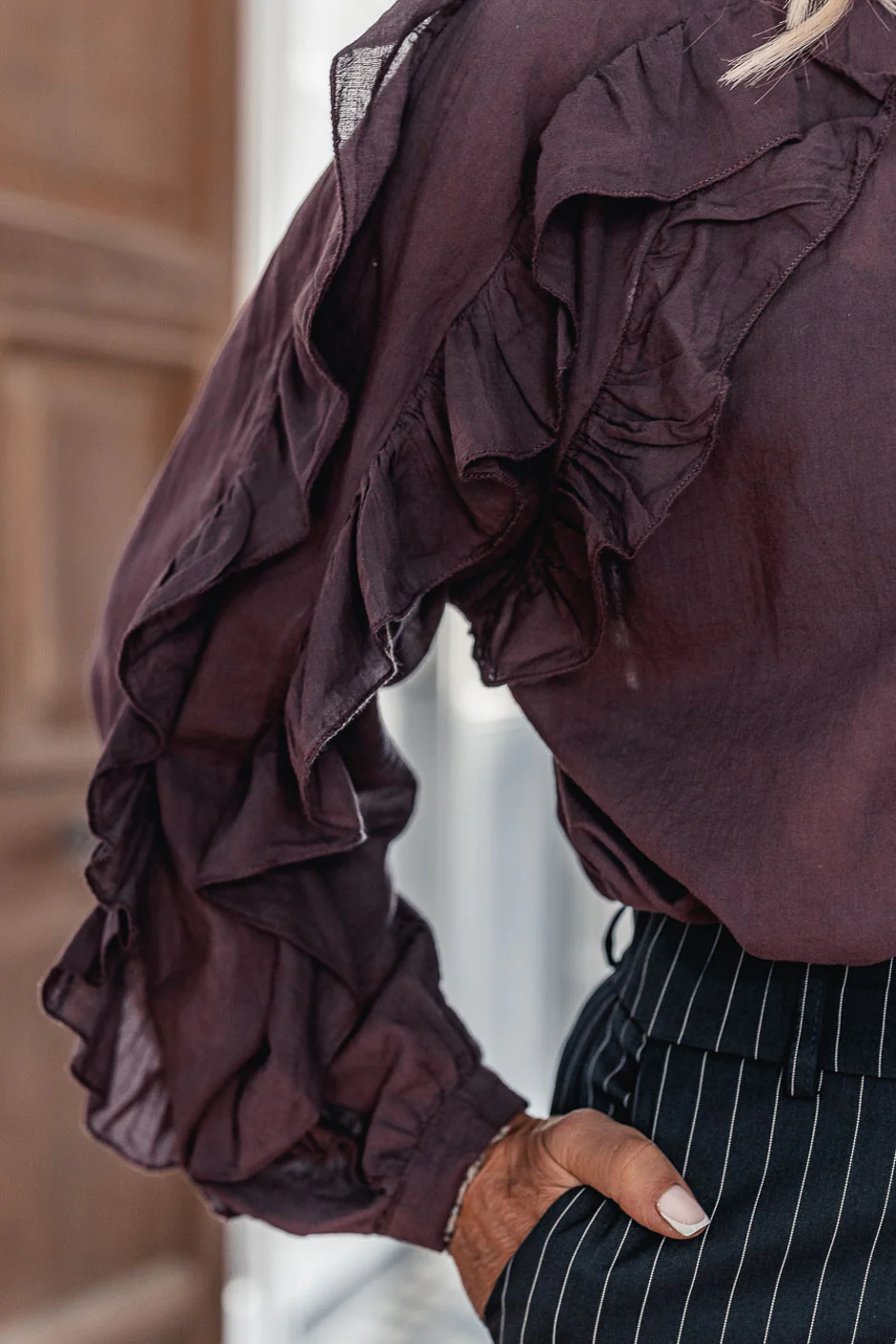 CHEMISE LYNNE BORDEAUX - Image 9