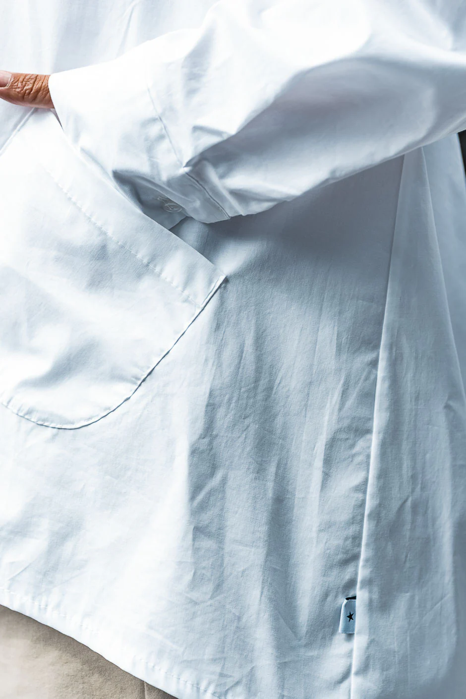 Chemise Grungemama Rory blanc - Image 4