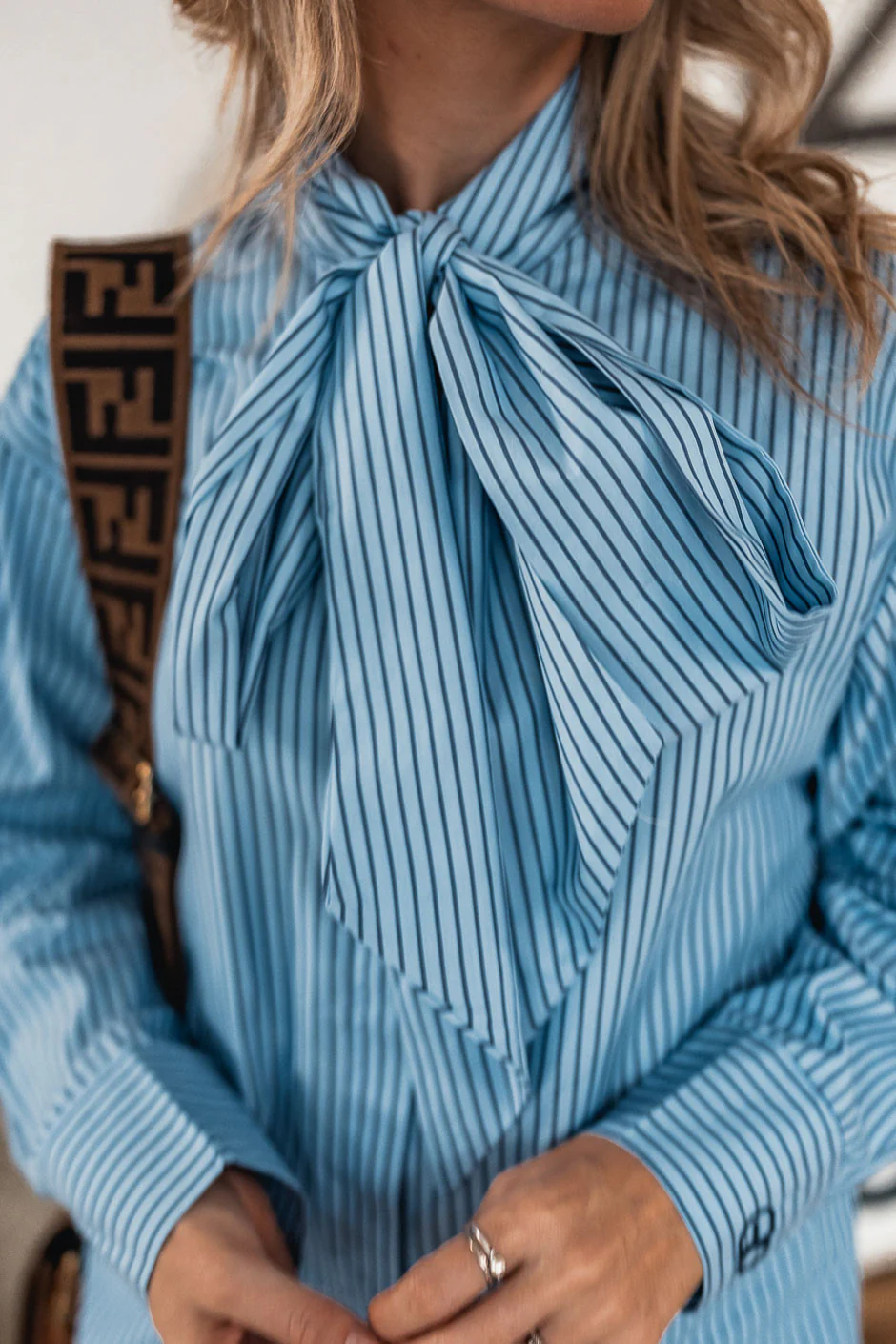 CHEMISE TESSY BLEU