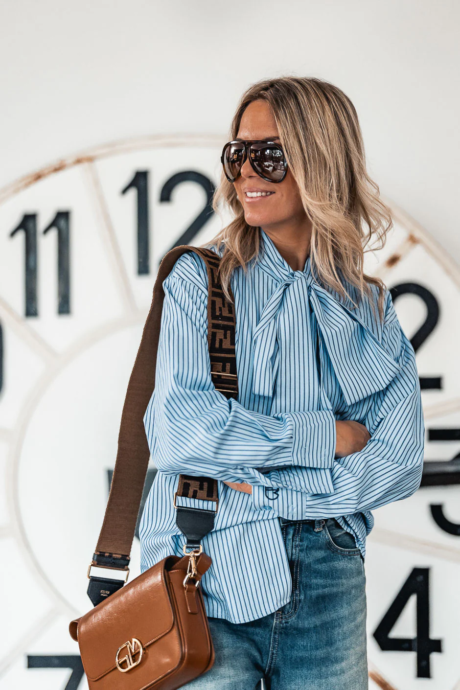 CHEMISE TESSY BLEU - Image 3