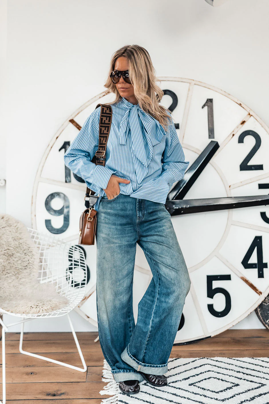CHEMISE TESSY BLEU - Image 7