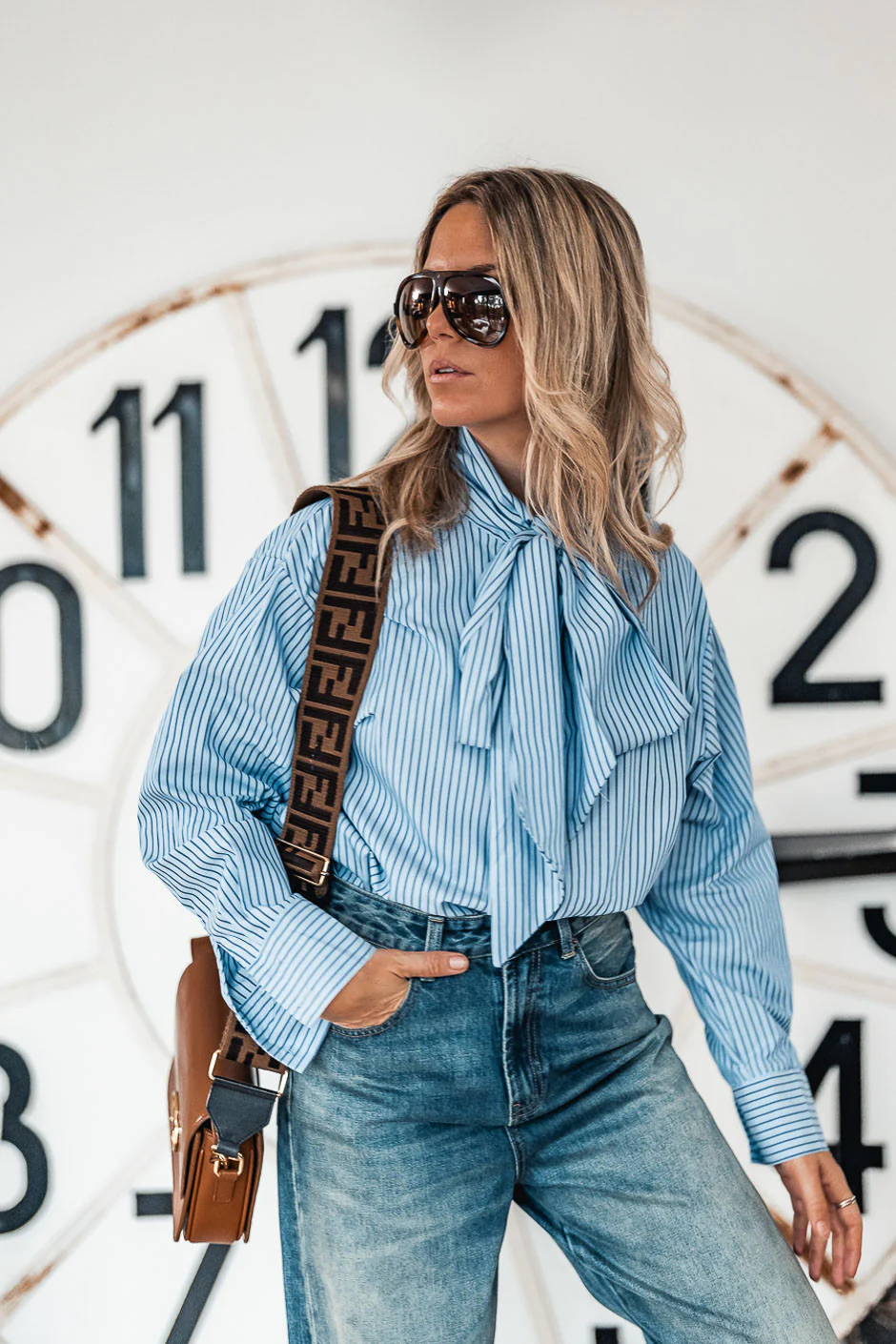 CHEMISE TESSY BLEU - Image 8