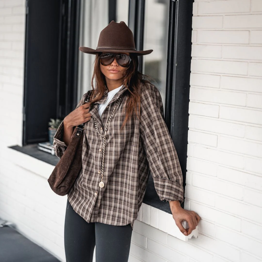 CHEMISE LYRANA CARREAUX