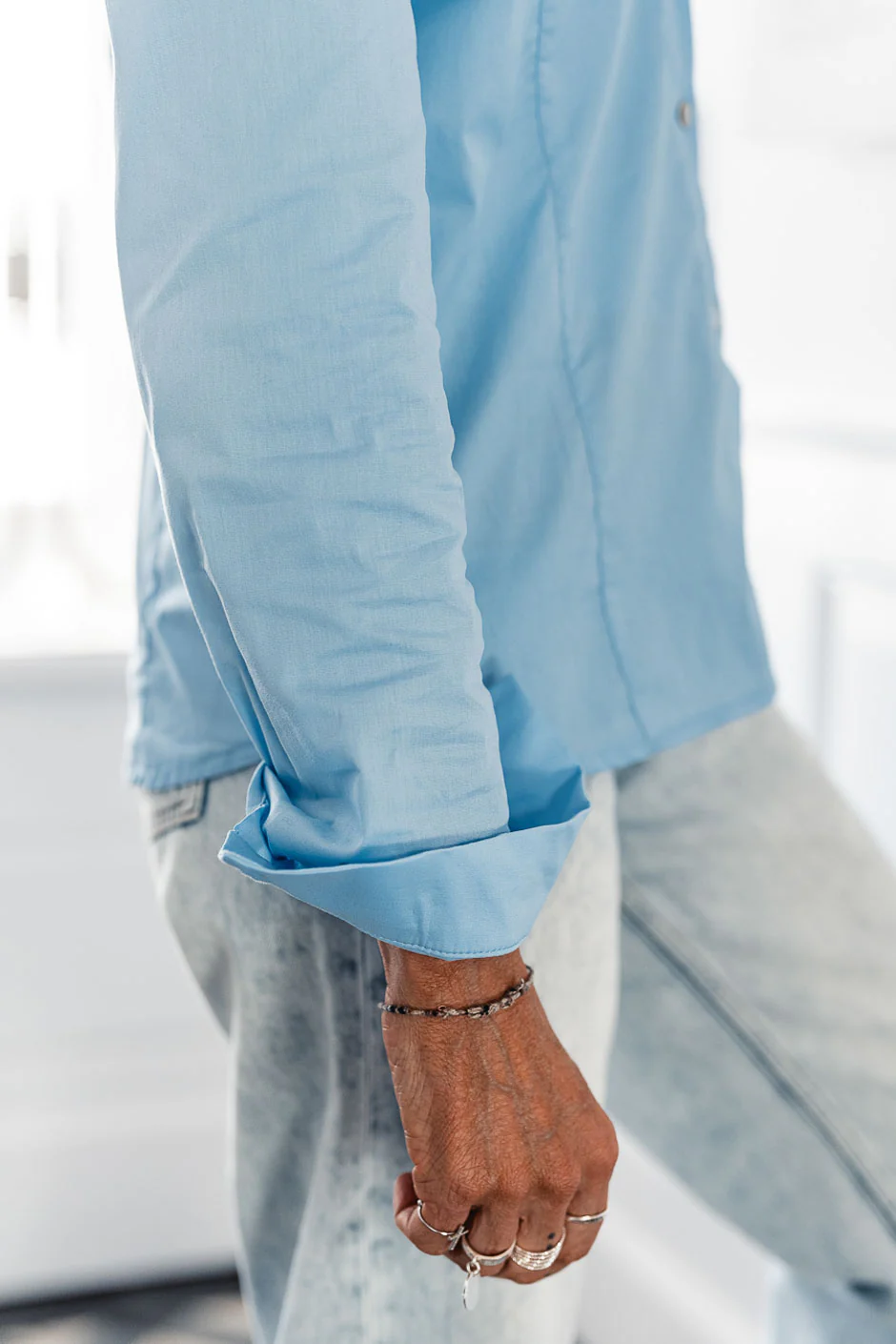 CHEMISE SELENE BLEU - Image 2