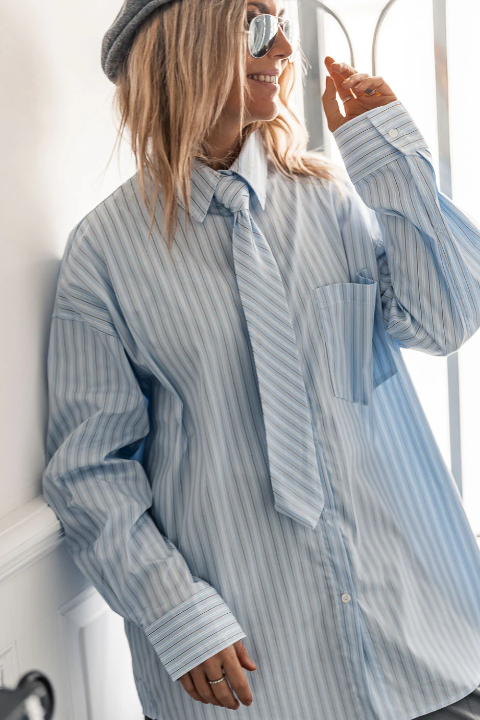 CHEMISE TORI BLEU - Image 7