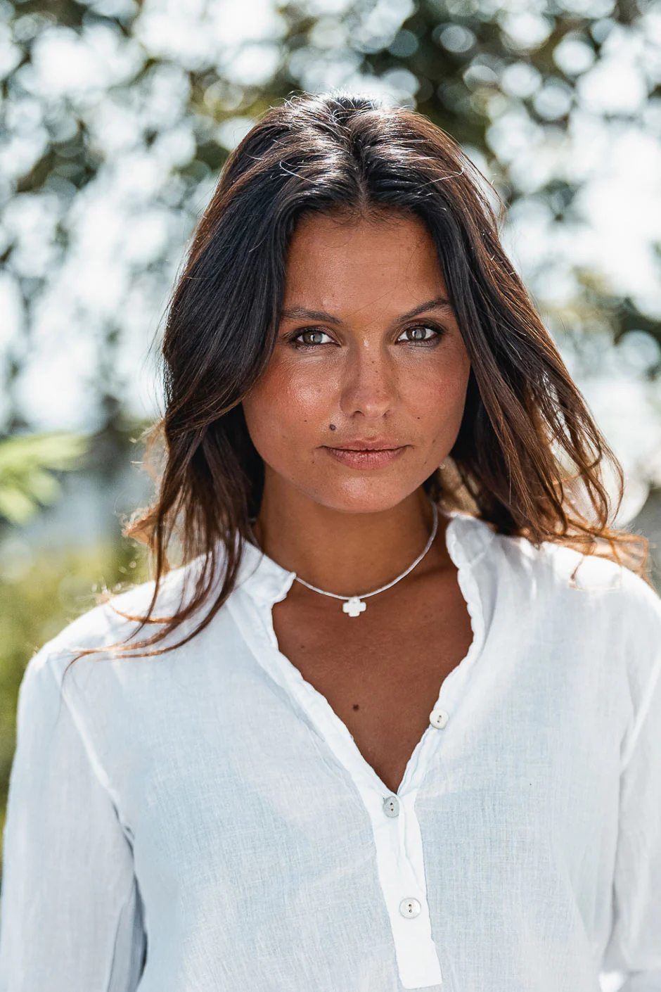 COLLIER CRUZ BLANC - Image 3