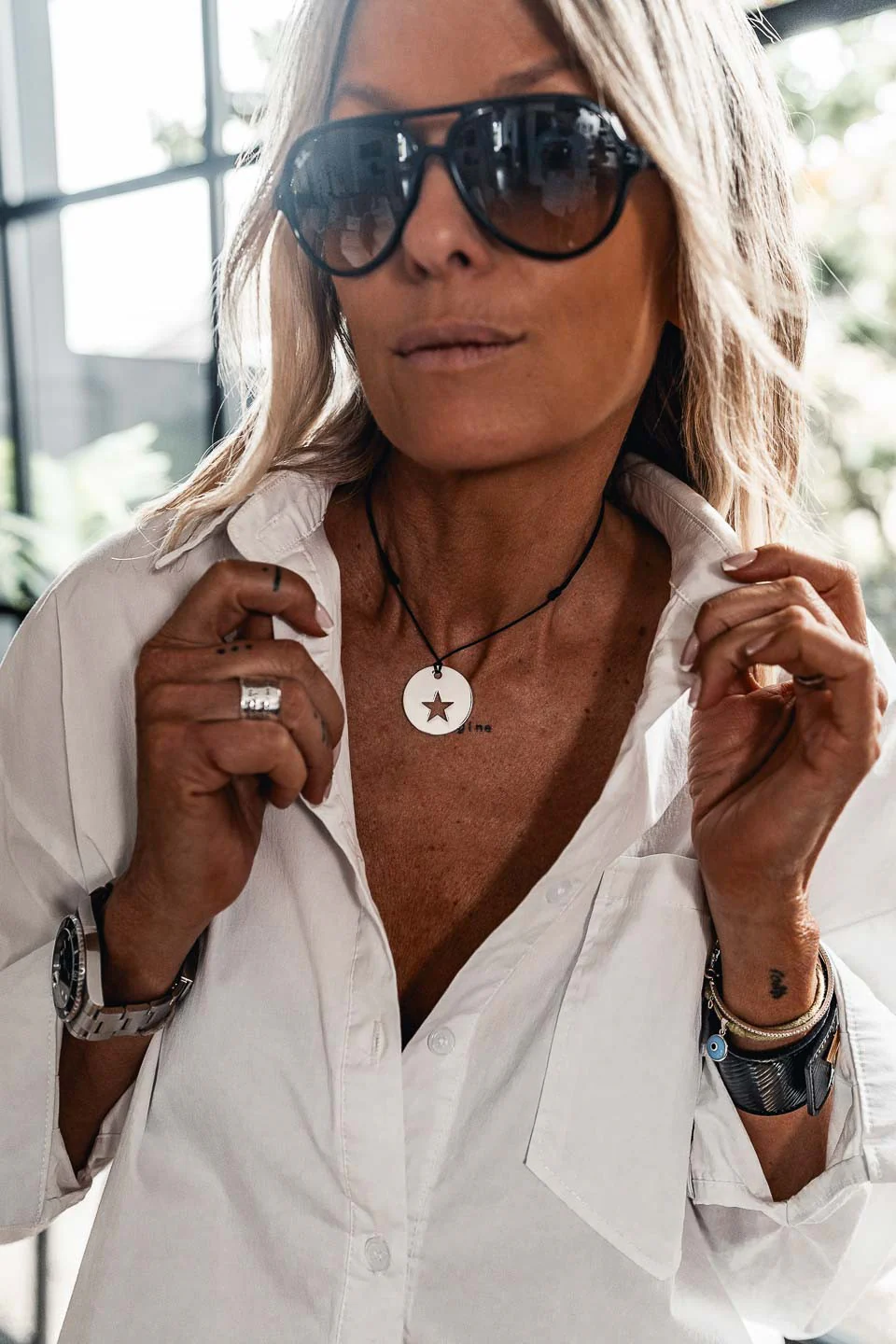 Collier Grungemama Medalla silver - Image 4
